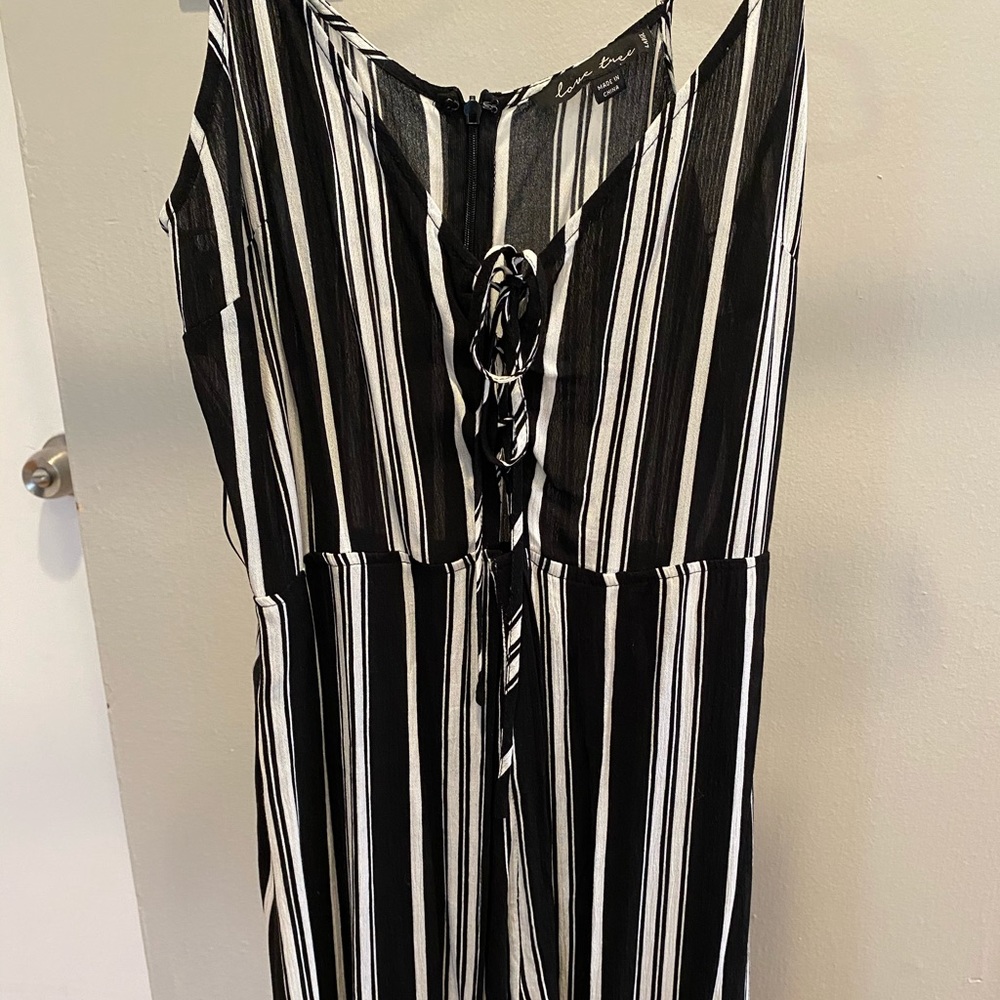 Short romper with long skirt